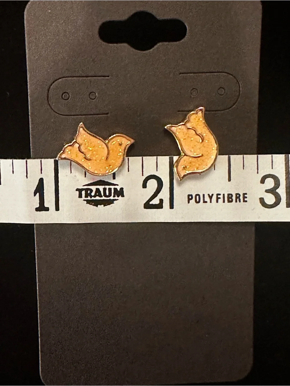 Vintage Avon 1988 Shimmering Dove Yellow Enamel Stud Earrings Rare